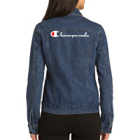 Champorado Philippines Funny Filipino Pullover Hoodie Ladies Denim Jacket | Artistshot