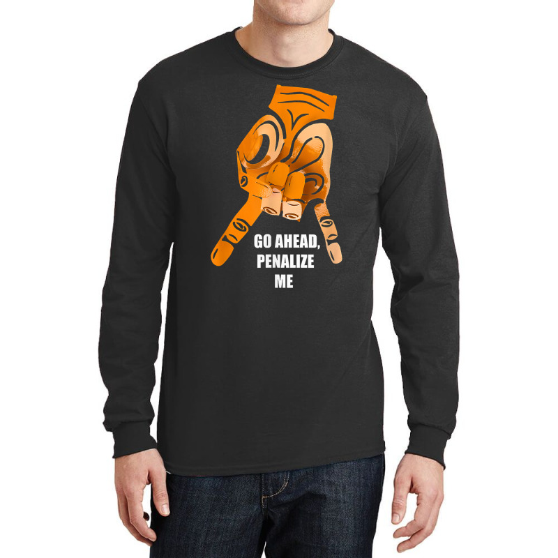 Go Ahead Penalize Me Tshirt Upside Down Horns Oklahoma Tee Long Sleeve Shirts by ovarddmjipsonmfg | Artistshot