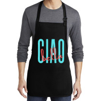 Ciao Bella Italian Quote For Italy Lovers Sweatshirt Medium-length Apron | Artistshot