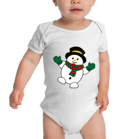 Snowman Winter Christmas Baby Bodysuit | Artistshot