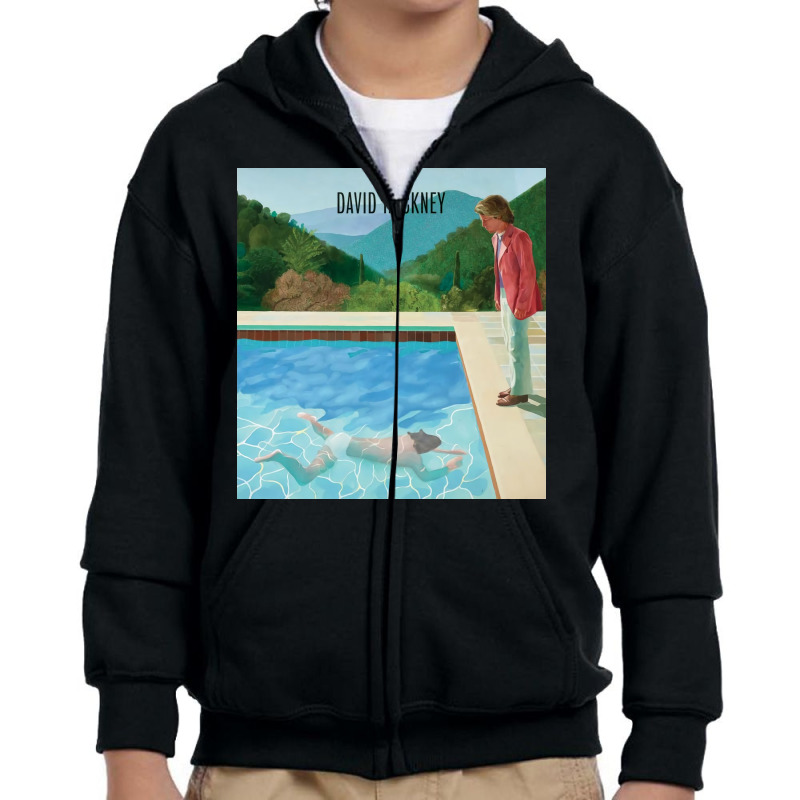 David Hockney Paperback Youth Zipper Hoodie | Artistshot