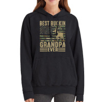 Mens Best Bucking Grandpa Ever Deer Moose Hogs Hunting Camping Vintage Hoodie | Artistshot