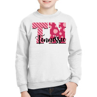 Tennessee Pink Youth Sweatshirt | Artistshot