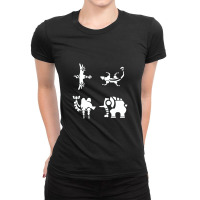 Divine Beasts Ladies Fitted T-shirt | Artistshot