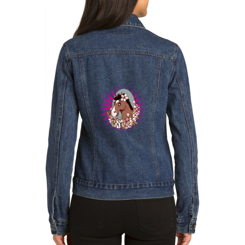 Bojack Horseman Ladies Denim Jacket by duitklopo | Artistshot