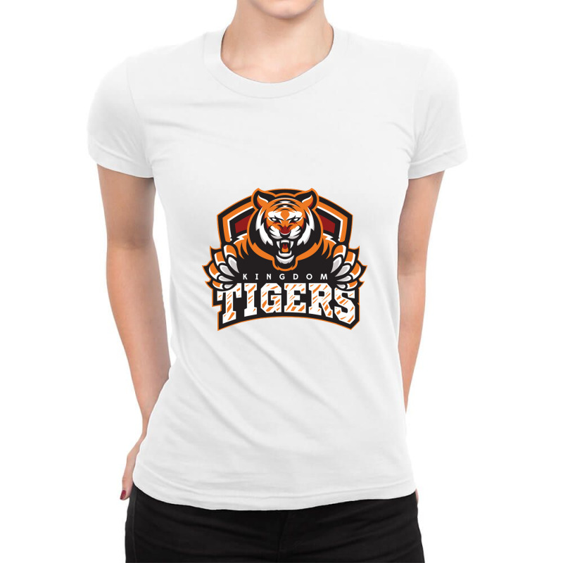 Kingdom Tigers   Walking Dead Design Ladies Fitted T-Shirt by baruklambi | Artistshot