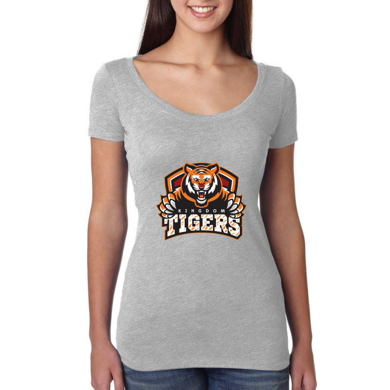 Kingdom Tigers   Walking Dead Design Women's Triblend Scoop T-shirt by baruklambi | Artistshot