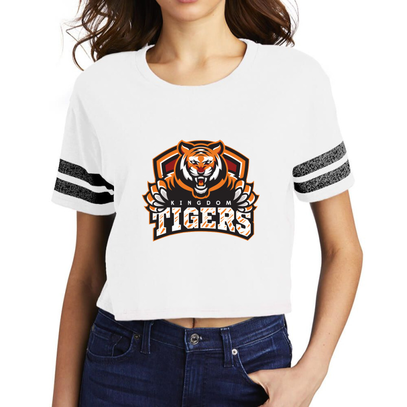 Kingdom Tigers   Walking Dead Design Scorecard Crop Tee by baruklambi | Artistshot