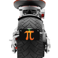 Pumpkin Pi Halloween Costume T  Shirt Funny Pumpkin Pi Halloween Costu Motorcycle License Plate | Artistshot