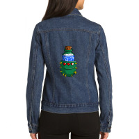 Milk Jar Pocket Ladies Denim Jacket | Artistshot