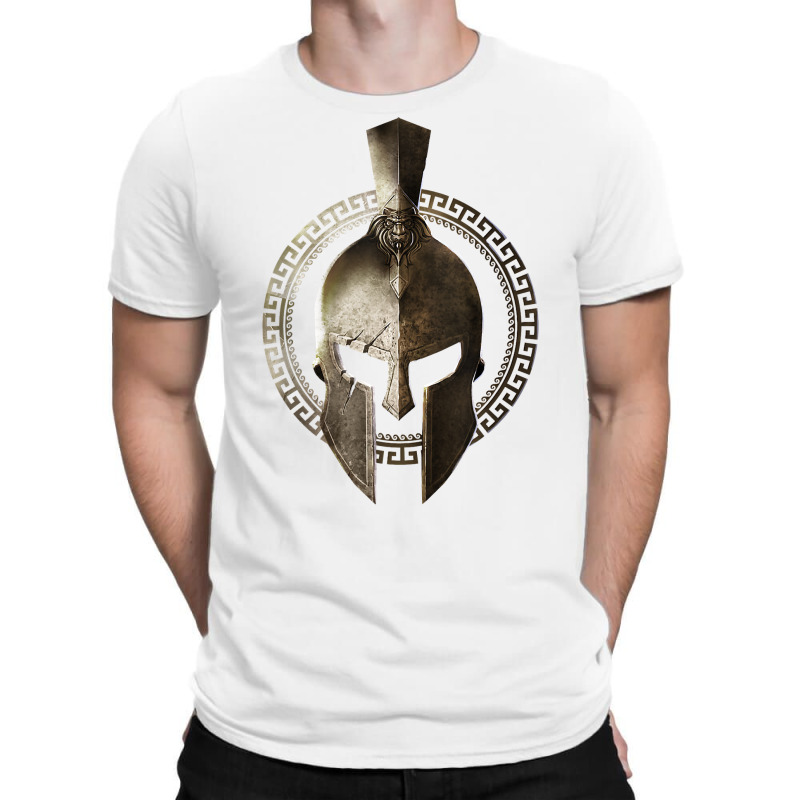 Spartan Helmet Warrior Gladiator Workout Sparta Greek Gym Tank Top T-shirt | Artistshot