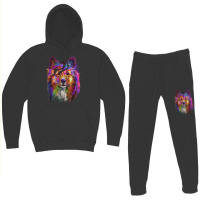 Splash Art Shetland Sheepdog T Shirt  Cute Sheltie Gifts T Shirt Hoodie & Jogger Set | Artistshot