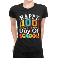 100th Day Of School Tshirt Ladies Fitted T-shirt | Artistshot