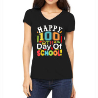 100th Day Of School Tshirt Women's V-neck T-shirt | Artistshot