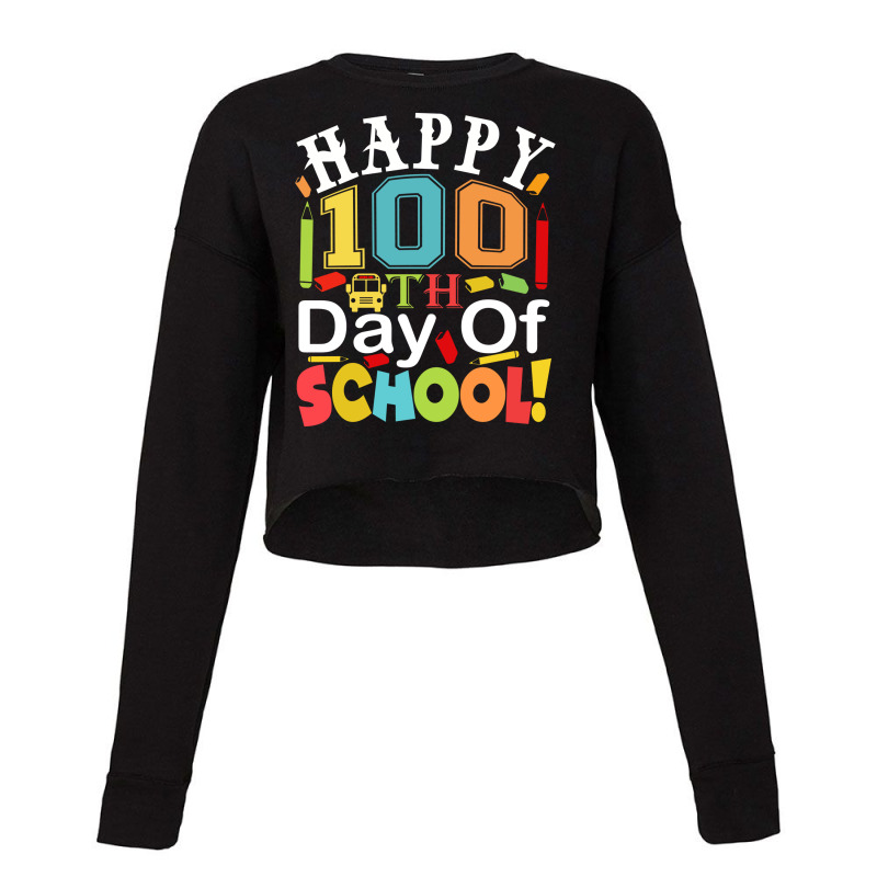 100th Day Of School Tshirt Cropped Sweater by KGN CREATIVITY | Artistshot