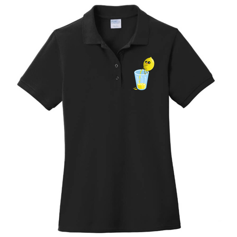 Lemon Pee Lemonade Ladies Polo Shirt by Nicole Tees | Artistshot