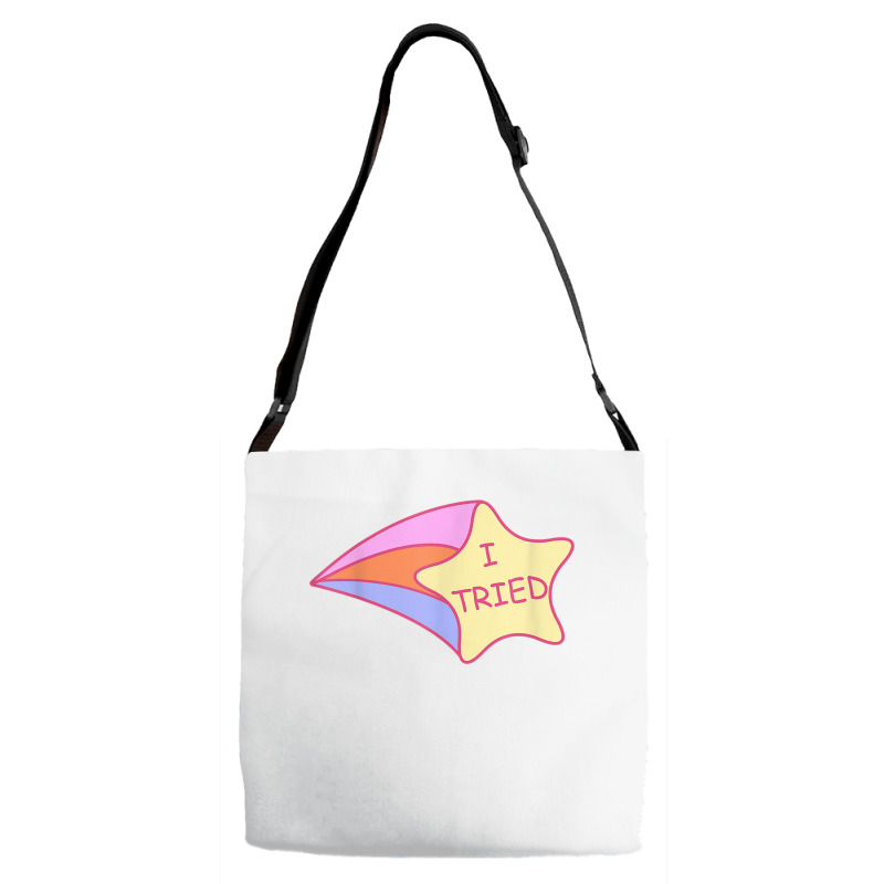 I Tried Shooting Star 2nd Place T Shirt Adjustable Strap Totes | Artistshot