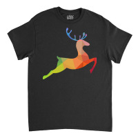 Running Deer T  Shirtrunning Deer Abstract Design T  Shirt Classic T-shirt | Artistshot