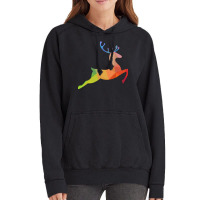 Running Deer T  Shirtrunning Deer Abstract Design T  Shirt Vintage Hoodie | Artistshot