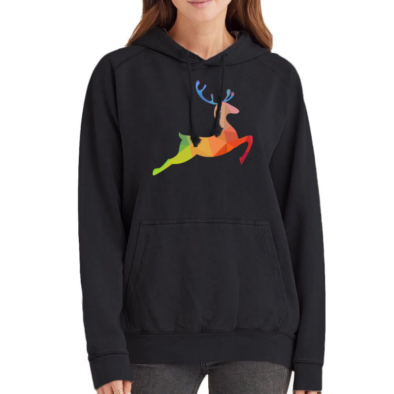 Running Deer T  Shirtrunning Deer Abstract Design T  Shirt Vintage Hoodie by gail93766 | Artistshot