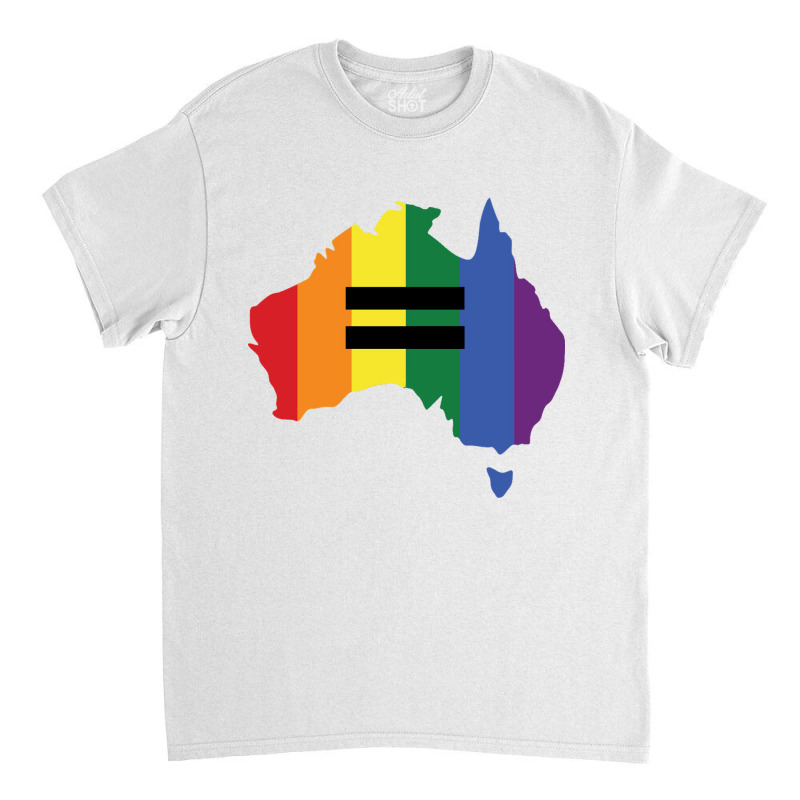 Lgbt Equality Australia Classic T-shirt by yurajagung | Artistshot