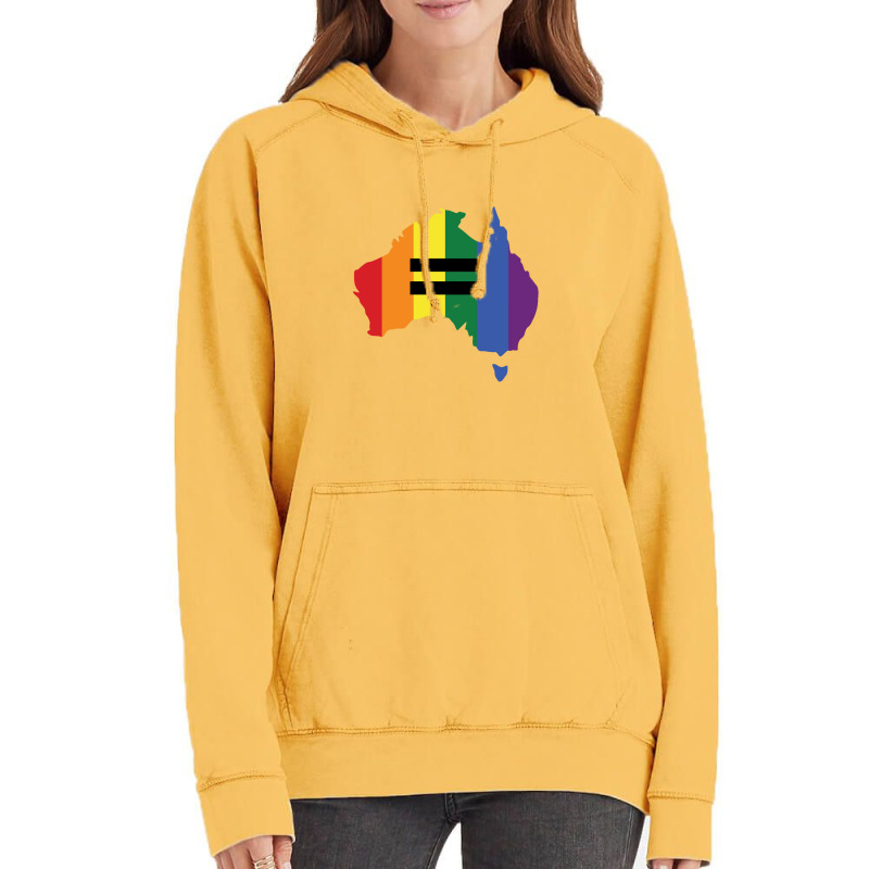 Lgbt Equality Australia Vintage Hoodie by yurajagung | Artistshot