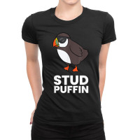 Stud Puffin Seabird Stuf Muffin Iceland Puffin Bird T Shirt Ladies Fitted T-shirt | Artistshot