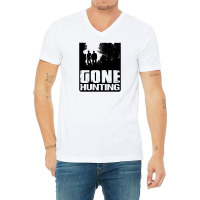 Gone Hunting V-neck Tee | Artistshot