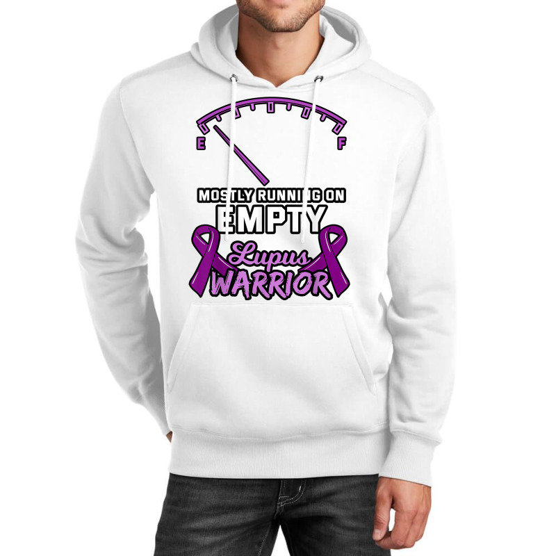 Lupus Warrior Shirt Fuel Gauge Low Energy Purple Ribbon Gift Unisex Hoodie | Artistshot