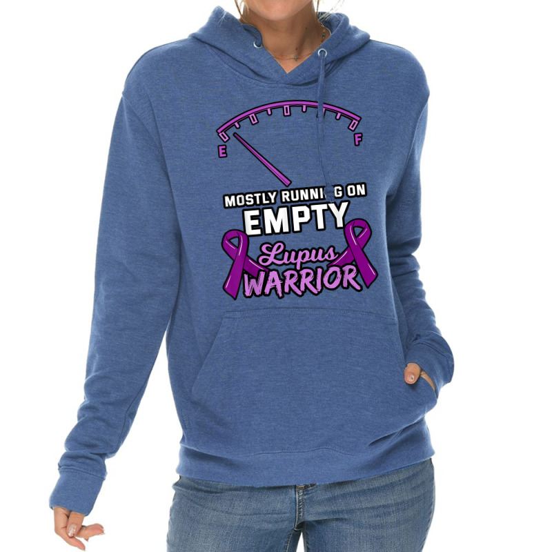 Lupus Warrior Shirt Fuel Gauge Low Energy Purple Ribbon Gift Lightweight Hoodie | Artistshot