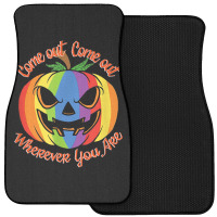 Come Out Wherever You Are   Gay Pride Shirt   Gay Halloween Front Car Mat | Artistshot