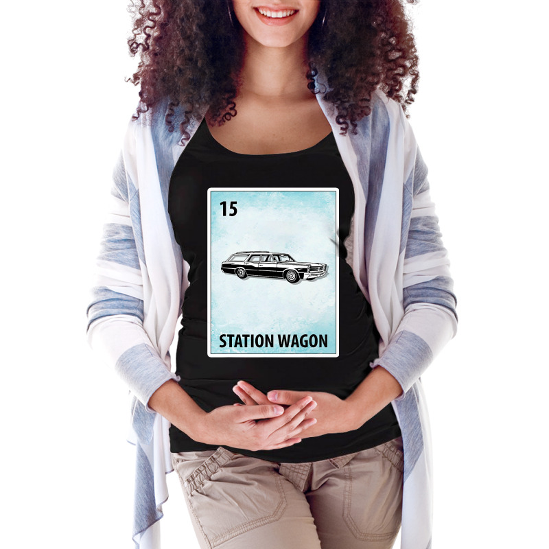 Station Wagon Mexican Cards T Shirt Maternity Scoop Neck T-shirt by DarleneLee89 | Artistshot