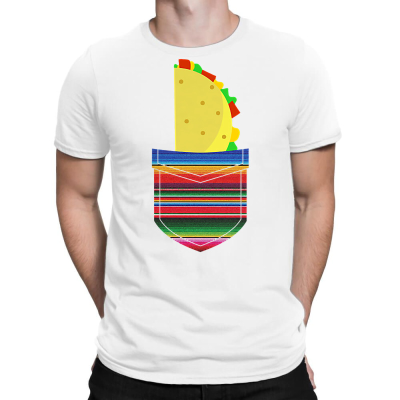 Taco Blanket Pocket Serape Mexican Fiesta Apparel T Shirt T-shirt | Artistshot