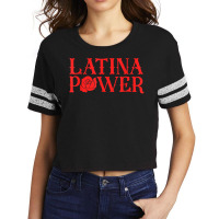 Latina Power Hispanic Heritage Rose Mexican Latinx Womens T Shirt Scorecard Crop Tee | Artistshot