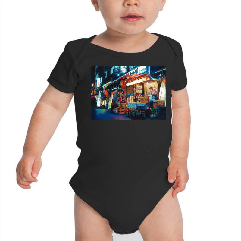 Osaka Restaurant Baby Bodysuit by lorismerch | Artistshot