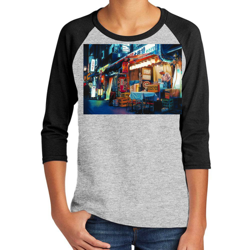 Osaka Restaurant Youth 3/4 Sleeve by lorismerch | Artistshot