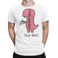 Tea Rex   Humorous Pun Zip Hoodie T-shirt | Artistshot