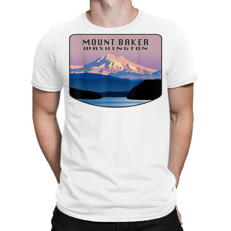 Mount Baker Whatcom County Bellingham Washington Mountain T Shirt T-shirt | Artistshot