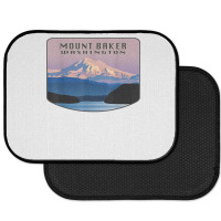 Mount Baker Whatcom County Bellingham Washington Mountain T Shirt Rear Car Mat | Artistshot