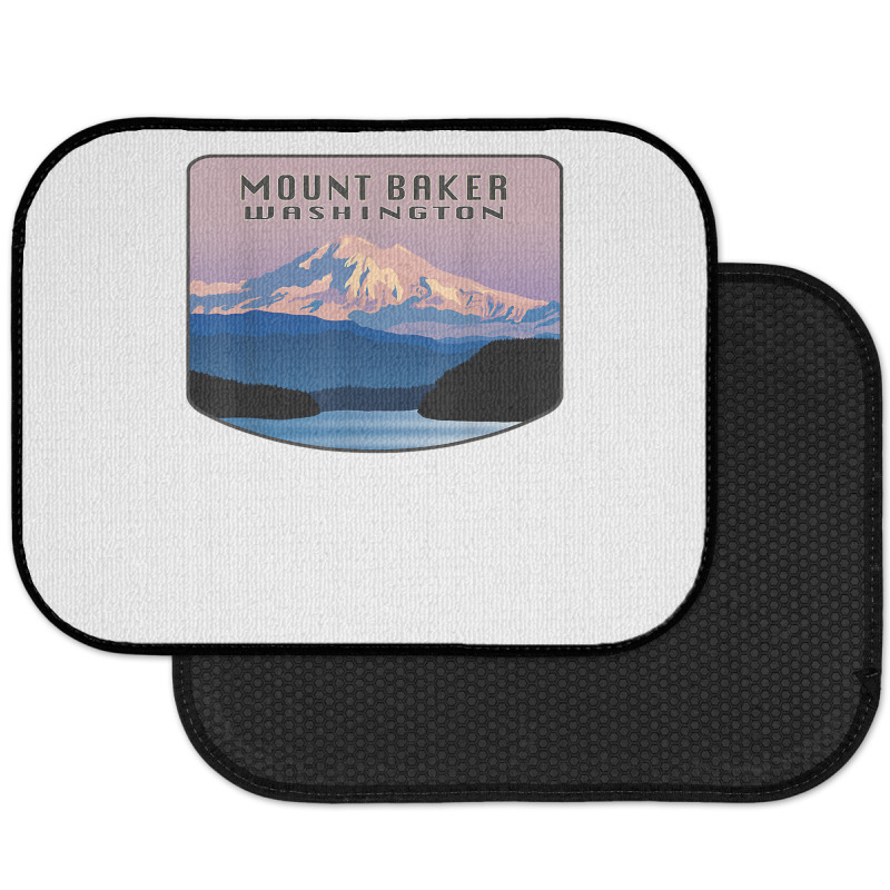 Mount Baker Whatcom County Bellingham Washington Mountain T Shirt Rear Car Mat | Artistshot