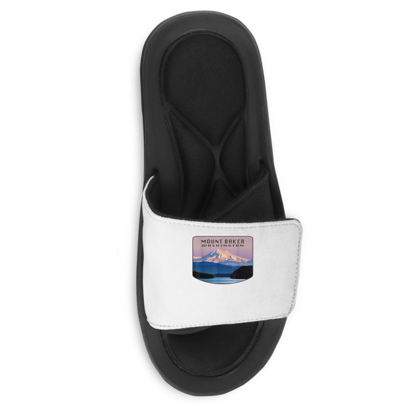 Mount Baker Whatcom County Bellingham Washington Mountain T Shirt Slide Sandal | Artistshot