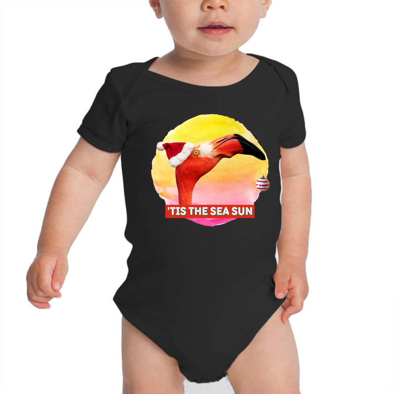 Christmas Funny Tis The Sea Sun Baby Bodysuit by Nicole Tees | Artistshot