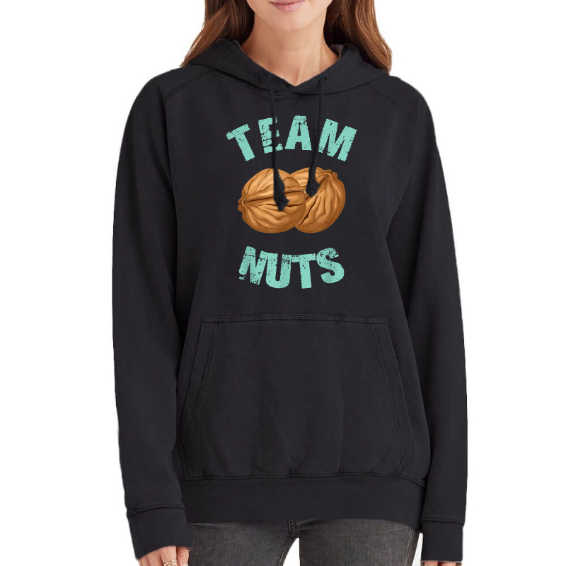 Team Nuts   Funny Baby Boy Gender Reveal Family Matching T Shirt Vintage Hoodie | Artistshot