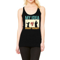 My Idea Of Group Therapy Archery Archer Premium Racerback Tank | Artistshot