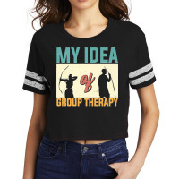 My Idea Of Group Therapy Archery Archer Premium Scorecard Crop Tee | Artistshot