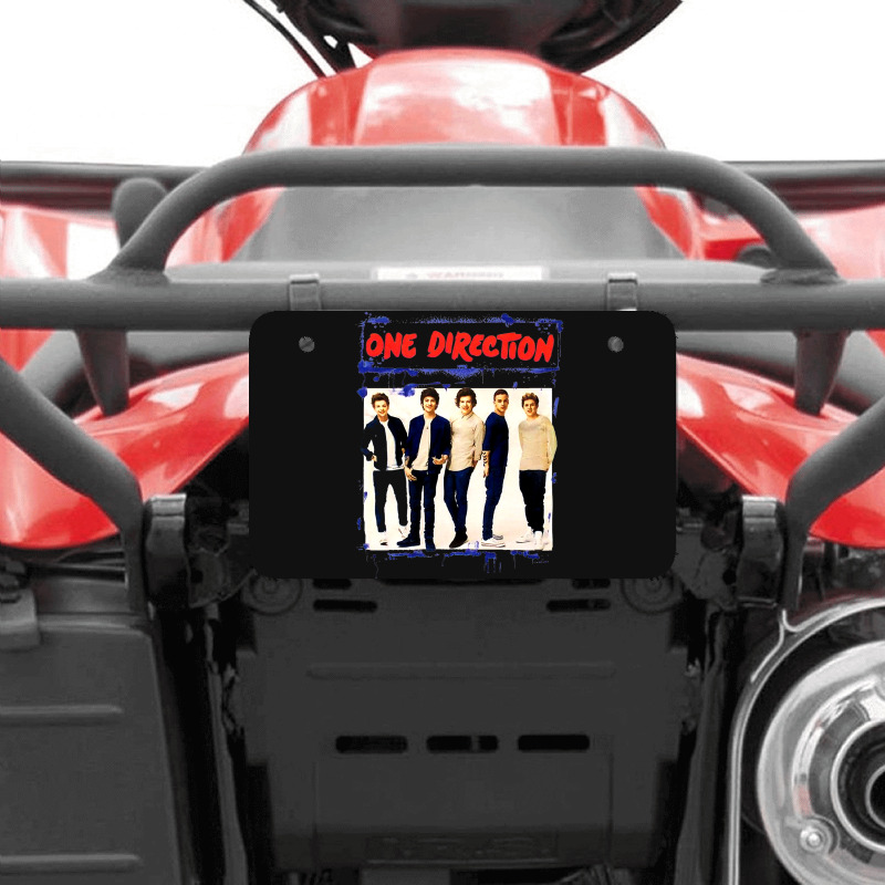 Spray Paint Blue 1 Direction Atv License Plate | Artistshot