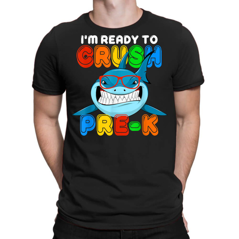 I'm Ready To Crush Pre K Funny Shark Sunglasses Boys Girls T Shirt T-shirt | Artistshot