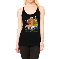 Dog Lover Funny Happy Belgian Malinois Dog Hellothanksmas Racerback Tank | Artistshot