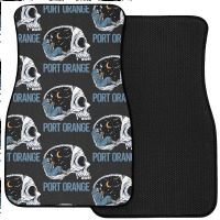 Port Orange T  Shirt Chilling Skeleton Port Orange T  Shirt Front Car Mat | Artistshot