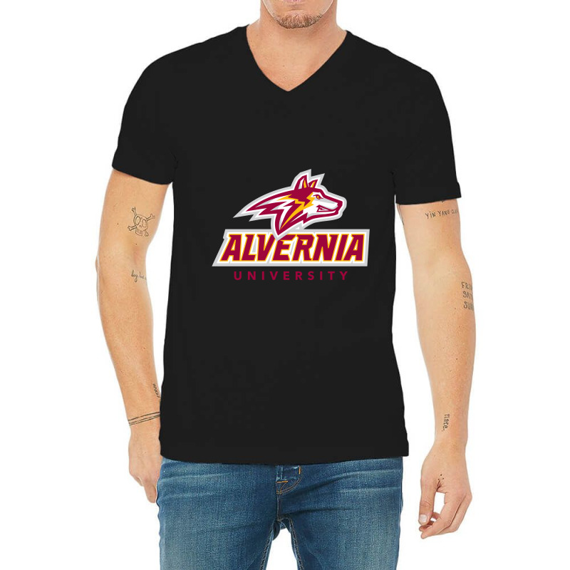 Alvernia, University V-neck Tee | Artistshot